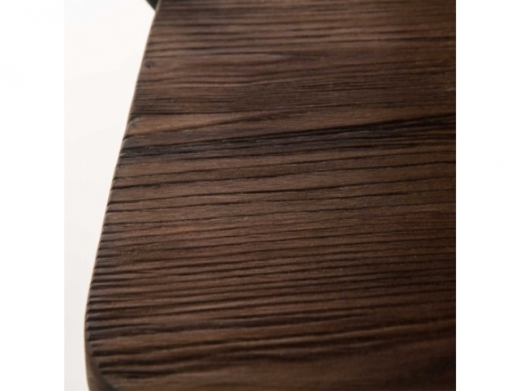 Silla de metal y madera  merkamueble