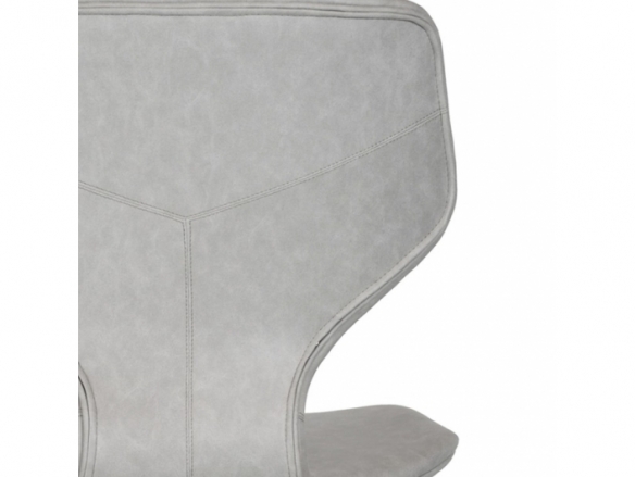 Silla tapizada gris  merkamueble