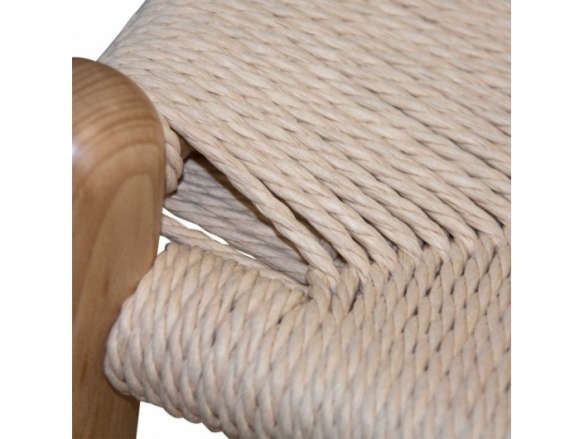 Silla madera de haya y asiento de ratán trenzado  merkamueble