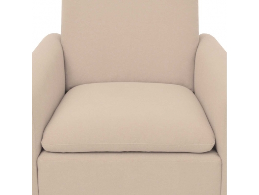 Sillón color arena patas madera  merkamueble 2