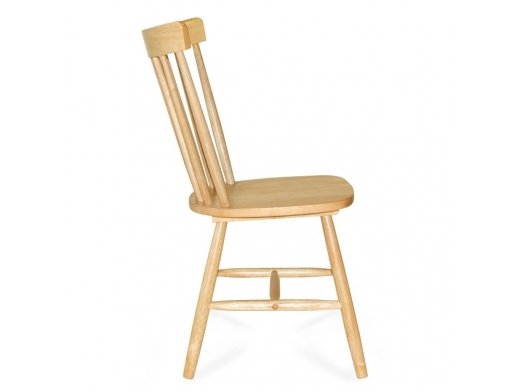 Silla de madera natural  merkamueble 2