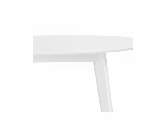 Mesa redonda blanca 106 cm  merkamueble