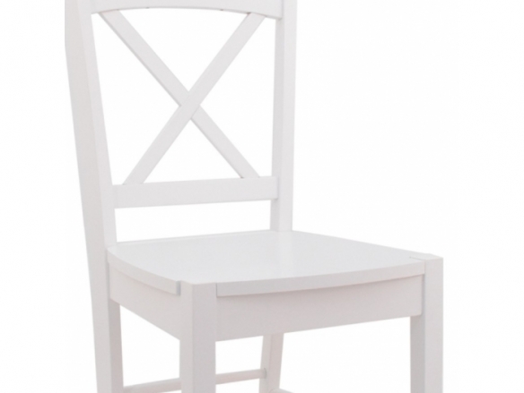 Silla madera blanca  merkamueble