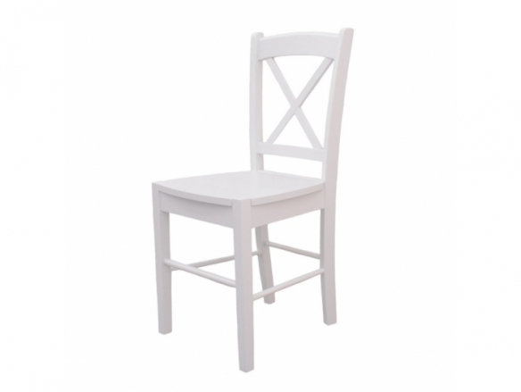 Silla madera blanca  merkamueble