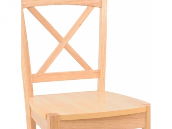 Silla madera color natural  merkamueble