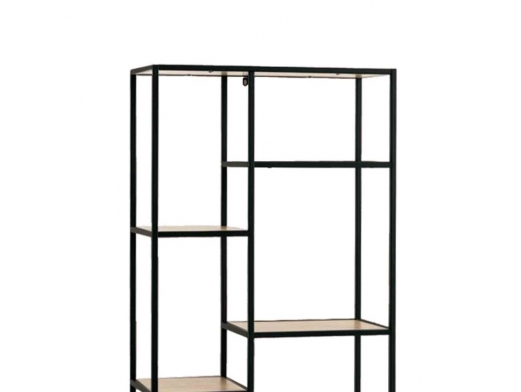 Estantería alta estructura metal negro  merkamueble 2
