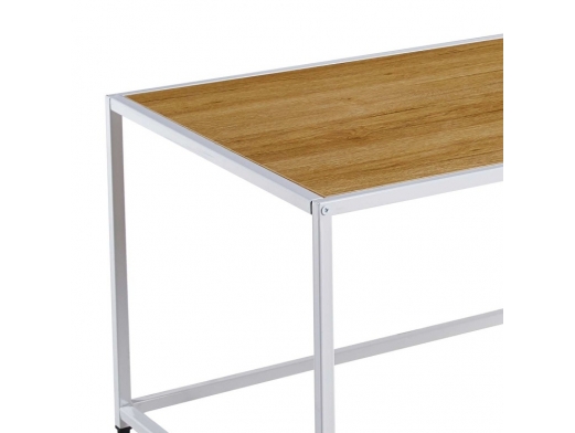 Mesa de centro con estructura blanca  merkamueble 2