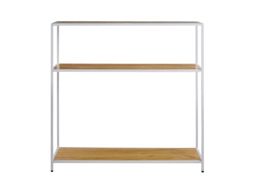Consola con estructura blanca  merkamueble 2