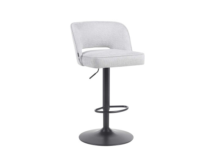 Taburete gris claro elevable  merkamueble