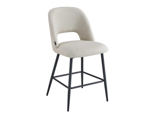 Taburete tapizado arena  merkamueble