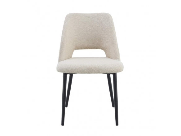 Silla tapizada arena  merkamueble