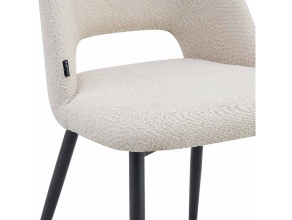 Silla tapizada arena  merkamueble