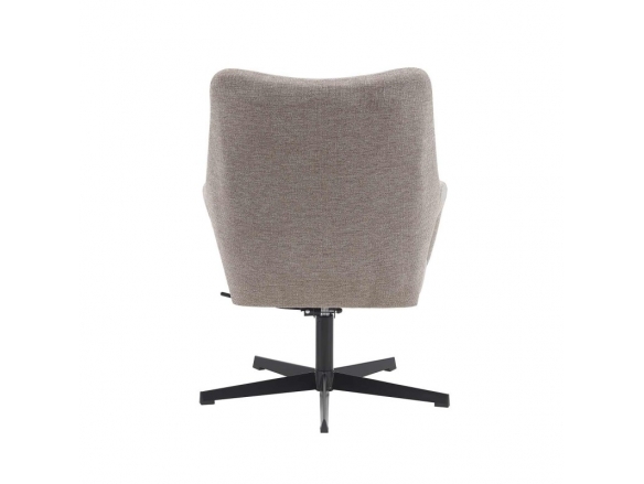 Sillón con reposapiés arena  merkamueble