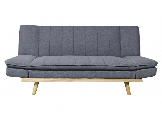 Sofa cama 114 x 189 cm tejido gris  merkamueble 2