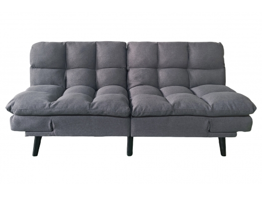 Sofa cama 108 x 183 cm tejido gris  merkamueble