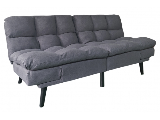 Sofa cama 108 x 183 cm tejido gris  merkamueble 2