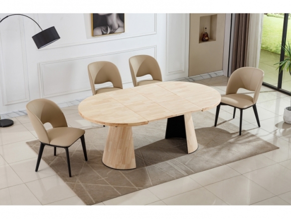 Mesa comedor extensible 120 - 160 - 200 cm nordish  merkamueble