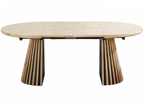 Mesa comedor extensible 120 - 160 - 200 cm color nordish  merkamueble