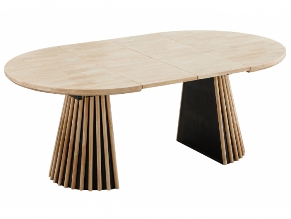 Mesa comedor extensible 120 - 160 - 200 cm color nordish  merkamueble