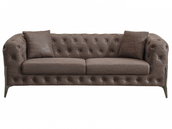 Sofa chester 3 plazas chocolate vintage  merkamueble