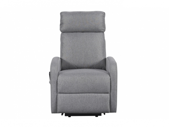 Sillon relax elevador tejido gris  merkamueble