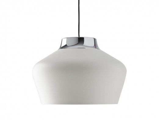 Lámpara de techo metálica color blanco-cromo  merkamueble