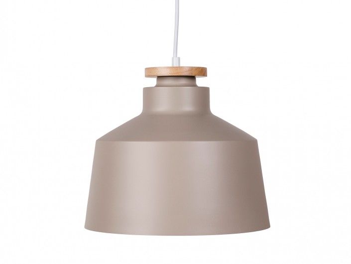 Lámpara de techo circular aluminio color light coffee  merkamueble