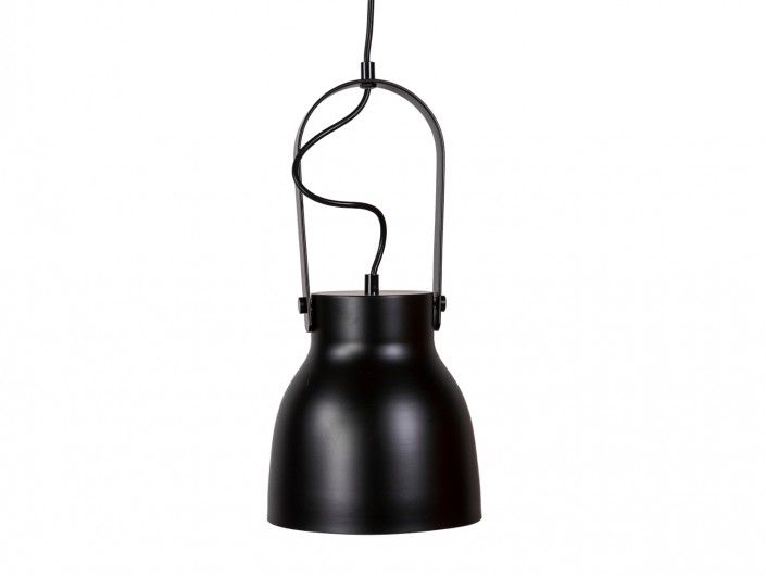 Lámpara de techo metálica color negro  merkamueble