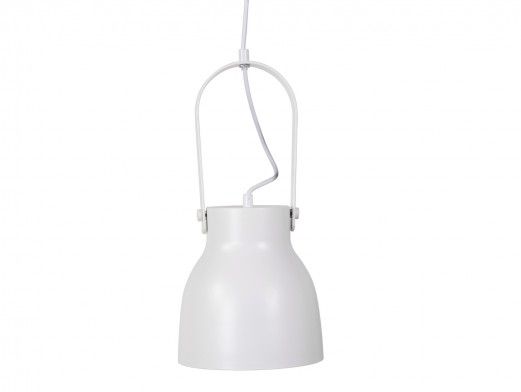 Lámpara de techo metálica color blanco  merkamueble